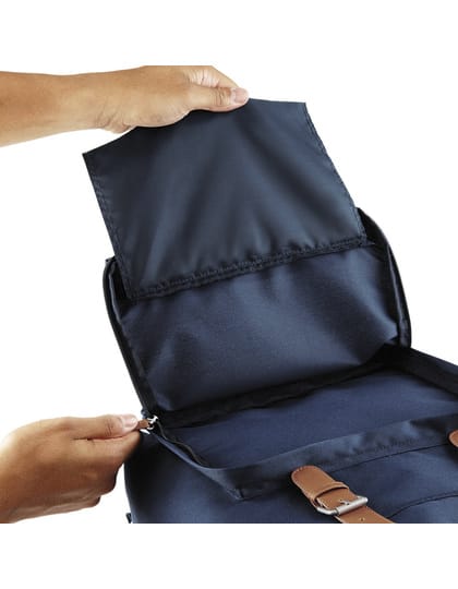 Sac à dos Vintage Laptop Backpack BagBase – Image 5
