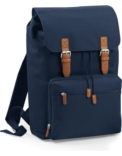 Sac à dos Vintage Laptop Backpack BagBase – Image 2