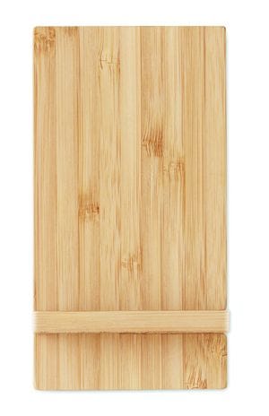 Support et chargeur sans fil en bambou WHIPPY PLUS – Image 3